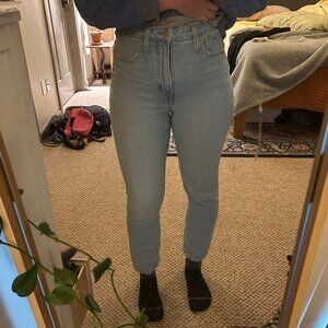 Madewell Curvy Perfect Vintage Jean in Fiore Wash / size 26